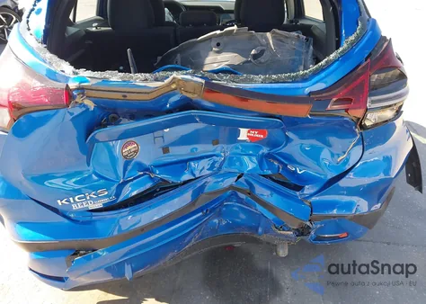 2021 Nissan Kicks Sv Xtronic Cvt from USA, damaged, VIN 3N1CP5CV9ML471976